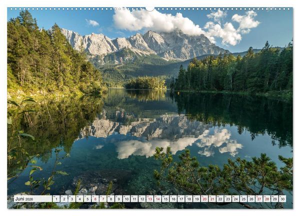 Produktbild: Ein Sommer rund um Garmisch-Partenkirchen (Wandkalender 2026 DIN A2 quer), CALVENDO Monatskalender