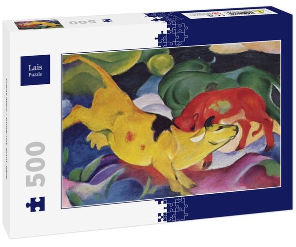 Lais Puzzle Franz Marc - Kühe-rot, grün, gelb 500 Teile