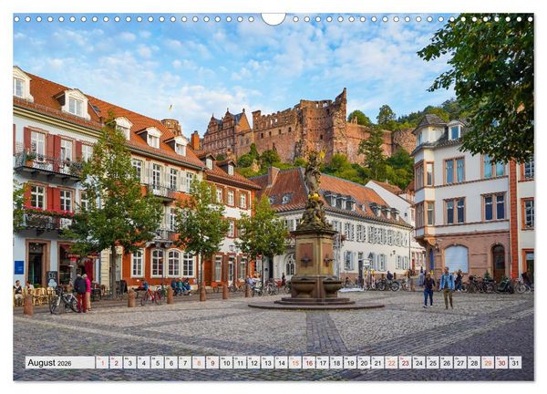 Produktbild: Heidelberg Impressionen (Wandkalender 2026 DIN A3 quer), CALVENDO Monatskalender