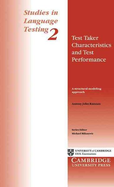 Produktbild: Test Taker Characteristics and Test Performance