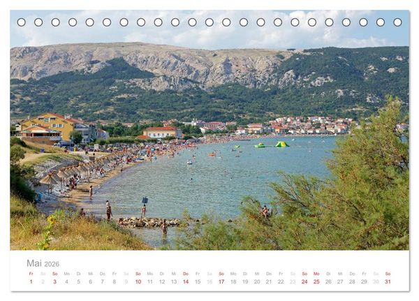 Produktbild: Kroatische Adriak&uuml;ste (Tischkalender 2026 DIN A5 quer), CALVENDO Monatskalender