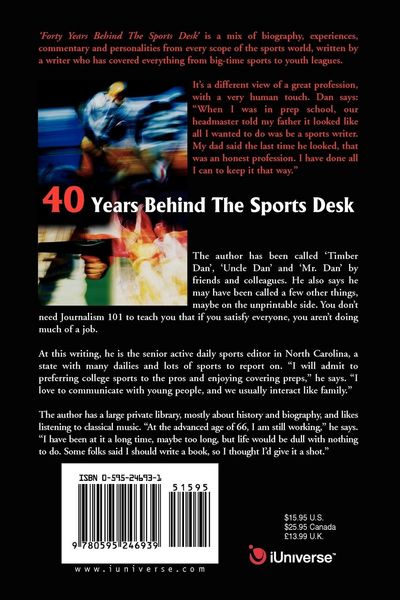 Produktbild: 40 Years Behind The Sports Desk