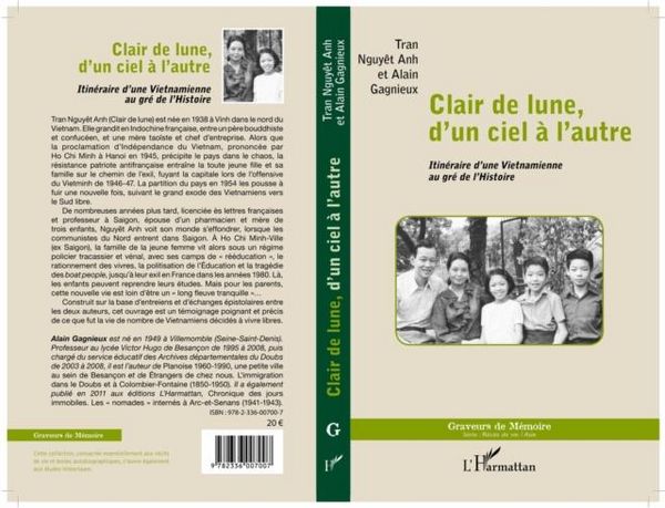 Produktbild: Clair de lune, d'un ciel a l'autre : Itineraire d'une Vietnamienne au gre de l'histoire