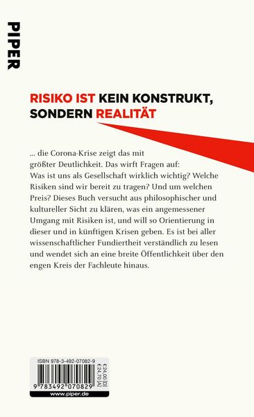 Produktbild: Die Realit&auml;t des Risikos