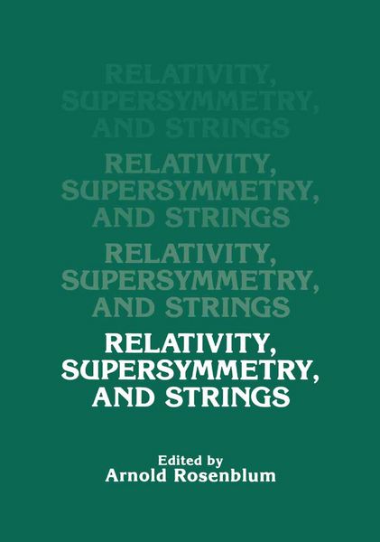Produktbild: Relativity, Supersymmetry, and Strings