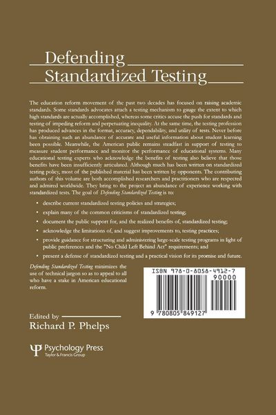 Produktbild: Defending Standardized Testing