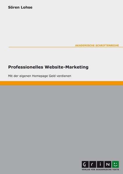 Produktbild: Internet-Marketing. Optimierung der Vermarktung einer Website