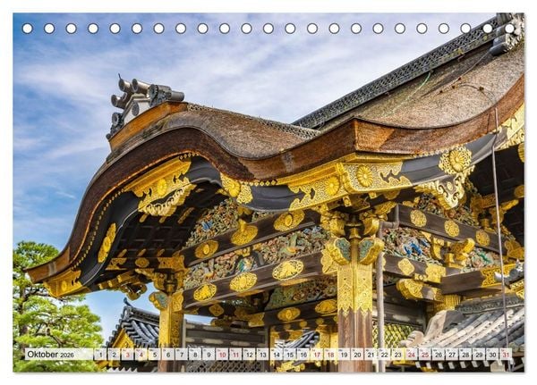Produktbild: Kyoto - &Auml;sthetik der Stille (Tischkalender 2026 DIN A5 quer), CALVENDO Monatskalender