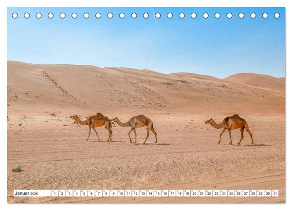 Produktbild: Oman - Perle des Orients (Tischkalender 2026 DIN A5 quer), CALVENDO Monatskalender