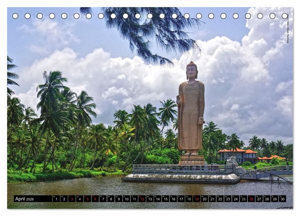 Produktbild: Sri Lanka 2026 &ndash; Exotische Welt (Tischkalender 2026 DIN A5 quer), CALVENDO Monatskalender