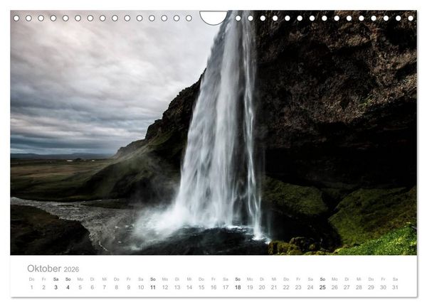 Produktbild: Island - Iceland Impressionen (Wandkalender 2026 DIN A4 quer), CALVENDO Monatskalender