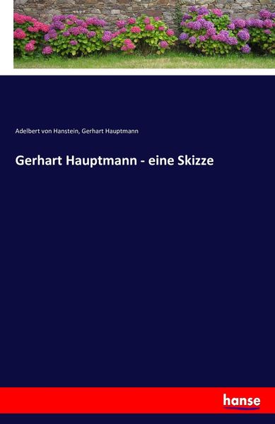 Produktbild: Gerhart Hauptmann - eine Skizze