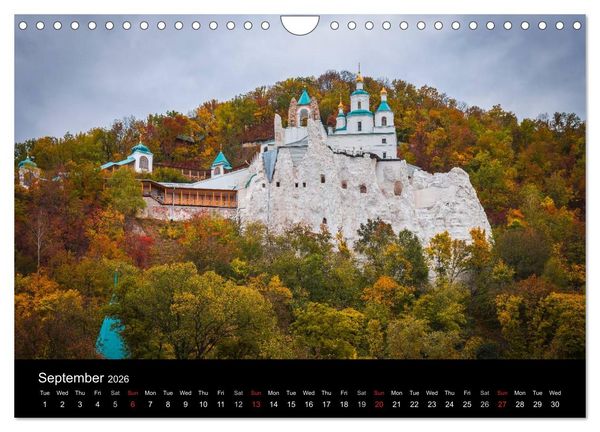 Produktbild: Monuments of Ukraine 2026 (Wall Calendar 2026 DIN A4 landscape), CALVENDO 12 Month Wall Calendar