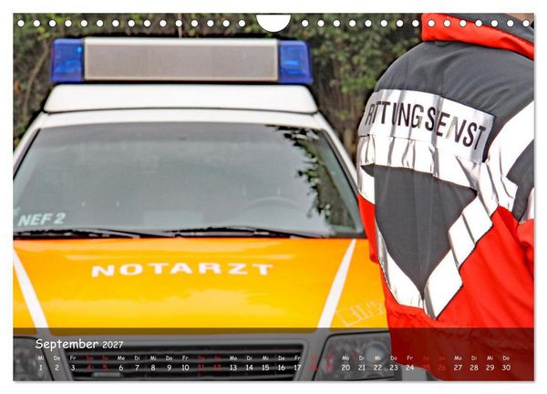 Produktbild: Der Rettungsdienst (Wandkalender 2027 DIN A4 quer), CALVENDO Monatskalender