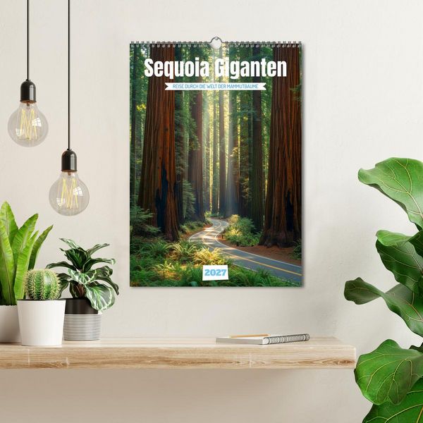 Produktbild: Sequoia Giganten (Wandkalender 2027 DIN A3 hoch), CALVENDO Monatskalender
