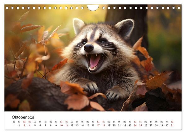 Produktbild: Magic Animals (Wandkalender 2026 DIN A4 quer), CALVENDO Monatskalender