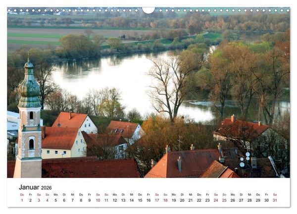 Produktbild: Straubing, liebenswerte Stadt im G&auml;uboden (Wandkalender 2026 DIN A3 quer), CALVENDO Monatskalender