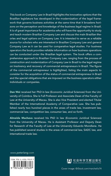Produktbild: Brazilian Company Law
