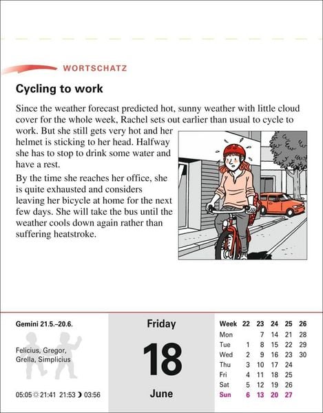 Produktbild: Englisch Sprachkalender 2027 - Englisch lernen leicht gemacht - Tagesabrei&szlig;kalender
