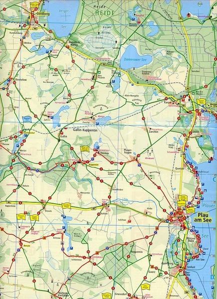 Produktbild: Radwanderkarte Eldeland - Lewitz 1 : 75 000