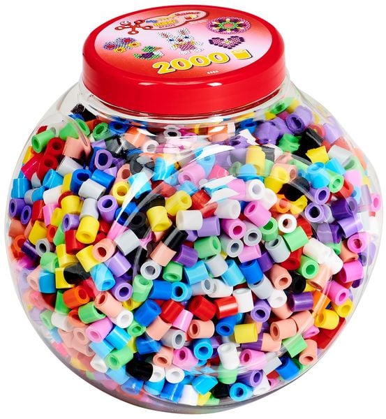 Produktbild: Hama 8588 - Dose mit Perlen , Maxi, bunt, 2000 Stück