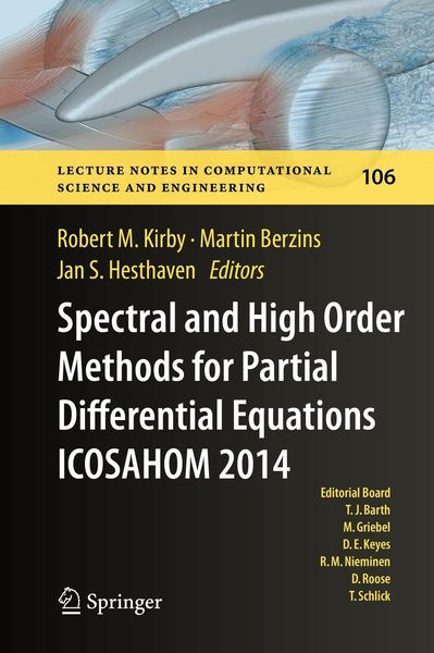 Produktbild: Spectral and High Order Methods for Partial Differential Equations ICOSAHOM 2014