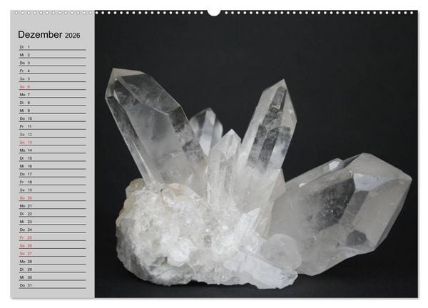 Produktbild: Minerale. Kristalle und Edelsteine (hochwertiger Premium Wandkalender 2026 DIN A2 quer), Kunstdruck in Hochglanz