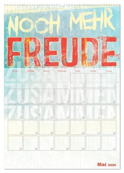 Produktbild: Liebe macht gl&uuml;cklich (hochwertiger Premium Wandkalender 2026 DIN A2 hoch), Kunstdruck in Hochglanz