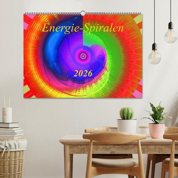 Produktbild: Energie-Spiralen 2026 (Wandkalender 2026 DIN A2 quer), CALVENDO Monatskalender
