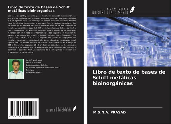 Produktbild: Libro de texto de bases de Schiff met&aacute;licas bioinorg&aacute;nicas