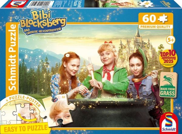 Produktbild: Das gro&szlig;e Hexentreffen, Junghexen am Kessel, 60 Teile