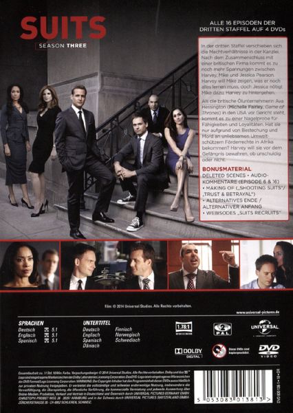 Produktbild: Suits - Staffel 3