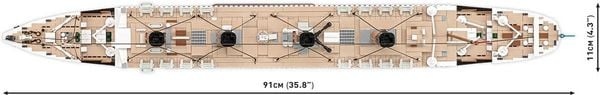 Produktbild: COBI Historical Collection 1686 - RMS Titanic, Bausatz 1:300, 3260 Klemmbausteine