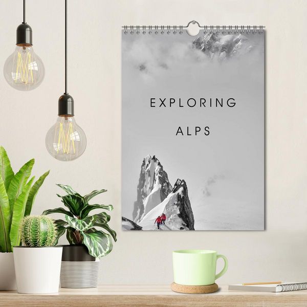 Produktbild: EXPLORING ALPS (Wall Calendar 2026 DIN A4 portrait), CALVENDO 12 Month Wall Calendar