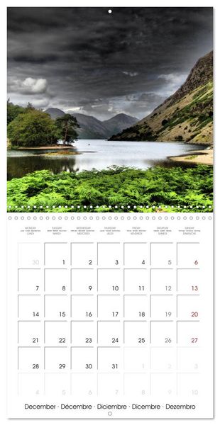 Produktbild: LAKE DISTRICT CUMBRIA Dramatic Art Photos (Wall Calendar 2026 12 &times; 12 Inch) CALVENDO 12 Month Wall Calendar