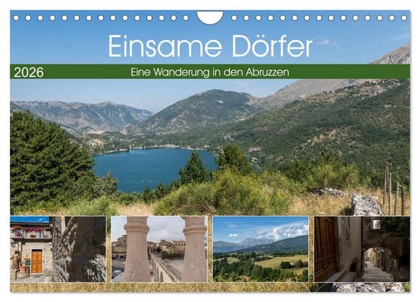 Einsame Dörfer - Eine Wanderung in den Abruzzen (Wandkalender 2026 DIN A4 quer), CALVENDO Monatskalender