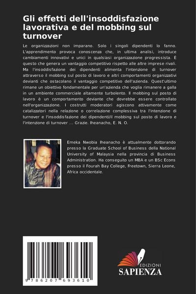 Produktbild: Gli effetti dell'insoddisfazione lavorativa e del mobbing sul turnover