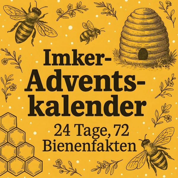 Produktbild: Imker Adventskalender | 24 Tage, 72 Bienenfakten