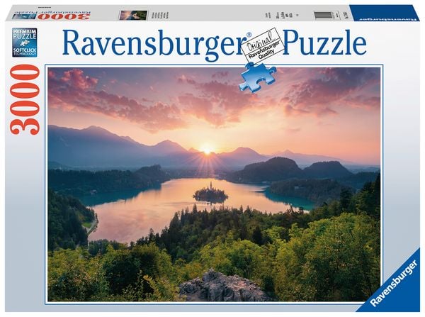 Produktbild: Erwachsenenpuzzle 3000 Teile - Bleder See, Slowenien