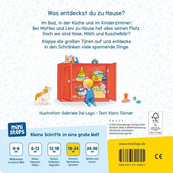 Produktbild: Ministeps: Mach auf! Schau rein! Bei mir zu Hause