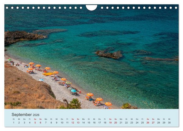 Produktbild: Sizilien &ndash; Die Insel, auf der es keinen Winter gibt (Wandkalender 2026 DIN A4 quer), CALVENDO Monatskalender