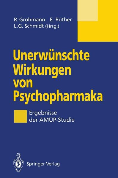 Produktbild: Unerw&uuml;nschte Wirkungen von Psychopharmaka