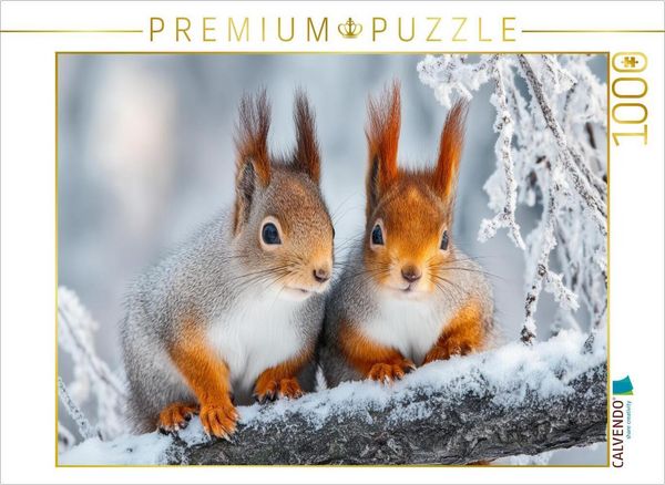 CALVENDO Puzzle Zwei kleine Herzen, vereint im Winterlicht | 1000 Teile Lege-Größe 64x48cm Foto-Puzzle für glückliche Stunden, Sonstige von , Calvendo
