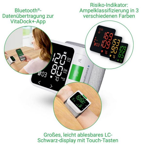 Produktbild: Medisana BW 360 Unterarm-Blutdruckmessger&auml;t Blutdruckmessger&auml;t 51076