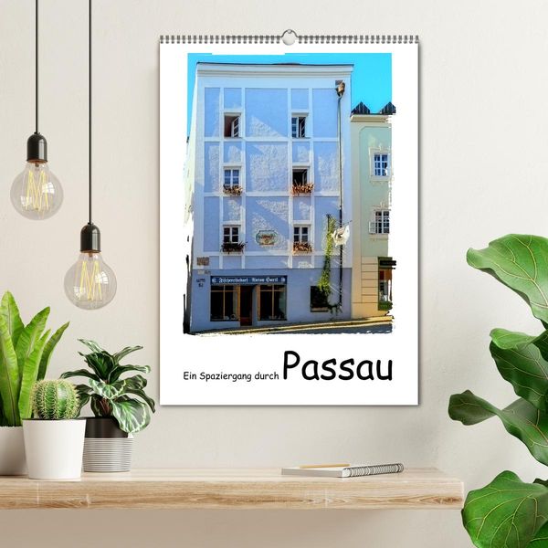 Produktbild: Ein Spaziergang durch Passau (Wandkalender 2026 DIN A2 hoch), CALVENDO Monatskalender