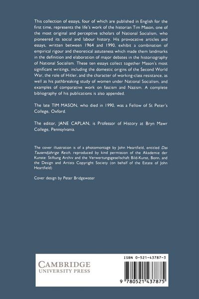 Produktbild: Nazism, Fascism and the Working Class