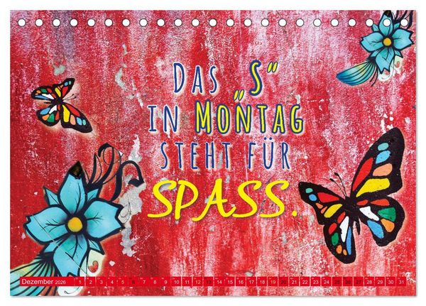 Produktbild: Die Pflicht ruft! Sag ihr, ich ruf zur&uuml;ck. (Tischkalender 2026 DIN A5 quer), CALVENDO Monatskalender