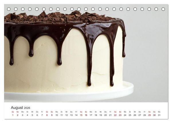 Produktbild: K&ouml;stliche Kuchen (Tischkalender 2026 DIN A5 quer), CALVENDO Monatskalender