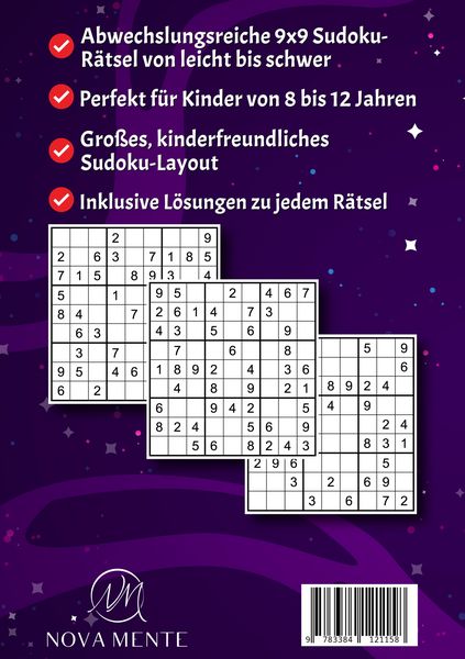 Produktbild: Sudoku Spa&szlig; f&uuml;r Kinder ab 8 Jahren