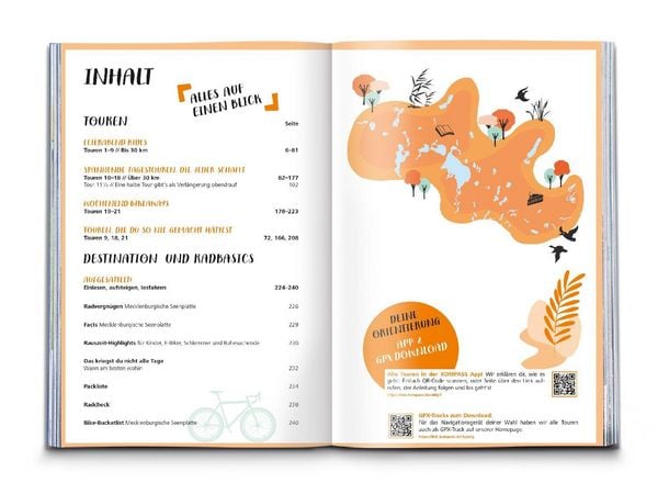 Produktbild: KOMPASS Radvergn&uuml;gen Mecklenburgische Seenplatte